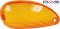 Posūkio žibinto stikliukas - dešinės galo RMS , oranžinės spalvos E-mark