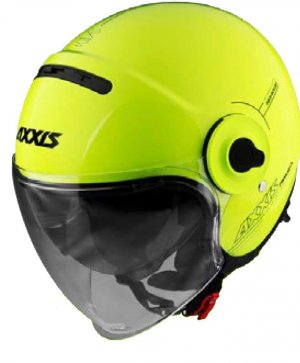 JET helmet AXXIS RAVEN SV ABS solid yellow fluor gloss , M dydžio