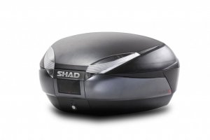Centrinė daiktadėžė SHAD SH48 Dark grey / black with PREMIUM SMART lock