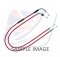 Throttle cables (pair) Venhill featherlight , raudonos spalvos
