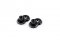 Adjustable footpegs relocation adaptors kit 20mm , juodos spalvos