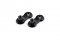 Adjustable footpegs relocation adaptors kit 40mm , juodos spalvos