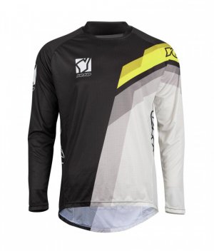 MX jersey YOKO VIILEE black / white / yellow , M dydžio
