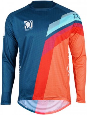 MX jersey YOKO VIILEE blue/ orange / blue , XXXL dydžio