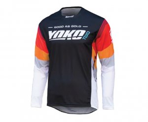 MX jersey YOKO TWO black/white/red , S dydžio