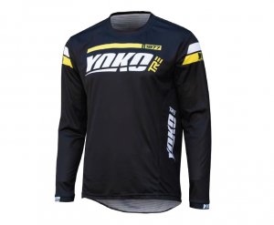MX jersey YOKO TRE black/yellow , L dydžio