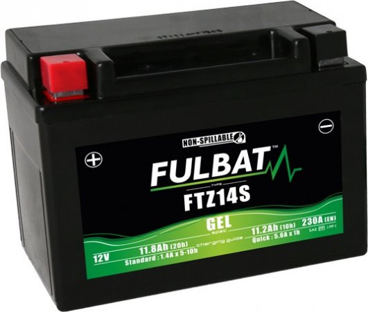 Gamykloje aktyvuotas akumuliatorius FULBAT FTZ14S (YTZ14S)