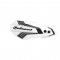Rankų apsaugos POLISPORT MX FLOW with mounting system balta/juoda