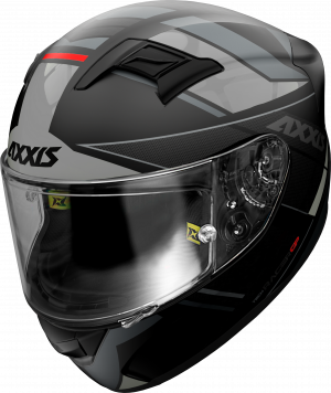 FULL FACE helmet AXXIS GP RACER SV FIBER tech matt gray , XS dydžio