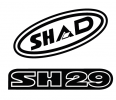 Lipdukai SHAD D1B29ETR , raudonos spalvos for SH29