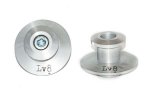 Aluminium bobbins LV8 E201/10100A DIAVOL M10x1,50 , sidabrinės spalvos