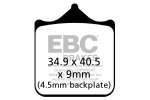 Stabdžių trinkelės EBC EPFA604/4HH