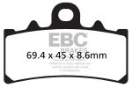 Stabdžių trinkelės EBC EPFA606HH