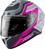 FULL FACE helmet AXXIS DRAKEN ABS cougar a8 gloss fluor pink , L dydžio