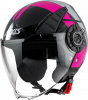 JET helmet AXXIS METRO ABS cool b8 matt fluor pink , L dydžio