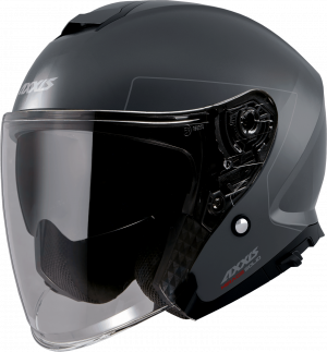 JET helmet AXXIS MIRAGE SV ABS solid grey titan matt , XL dydžio