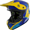 MX helmet AXXIS WOLF ABS star track c17 blue matt blue , XL dydžio