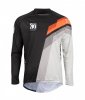 MX jersey YOKO VIILEE black / white / orange , XXXL dydžio