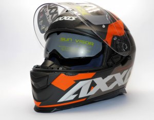 FULL FACE helmet AXXIS EAGLE SV DIAGON D4 matt orange , L dydžio