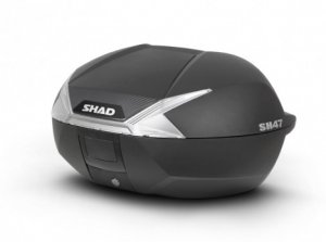 Centrinė daiktadėžė SHAD SH47 black/white