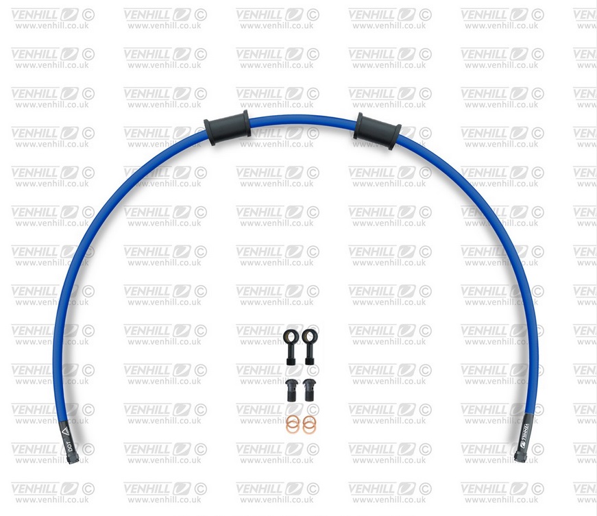 Sankabos žarnelės rinkinys Venhill APR-10003CB-SB POWERHOSEPLUS (1 žarnelė rinkinyje) Solid blue hoses, black fittings