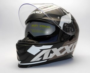 FULL FACE helmet AXXIS EAGLE SV DIAGON D3 matt white , S dydžio